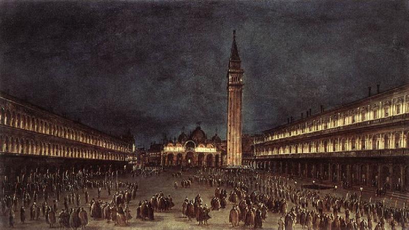  Nighttime Procession in Piazza San Marco fdh